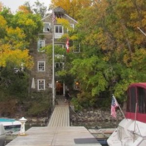 Office, laundry and bathrooms, showers located in this 1815 stone farmhouse. Nicest people we met on the whole trip. Located in Orwell Vermont gas much cheaper on the east side of Lake Champlain (Vermont)New York side west is much higher because of taxes