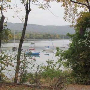Same place overlooking the mooring field