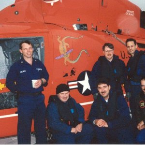 Media 'My first Bering Sea deployment, 1995 aboard CGC Jarvis. That\'s me on lower right back when I had hair!' in album 'This one made it home safely'