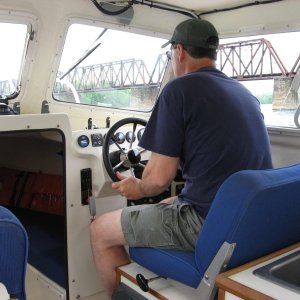 My first turn at the wheel