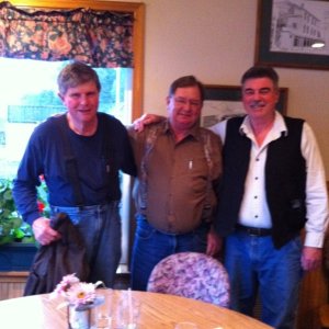 Cousins Rich Dan and Rod at the Narrows Ketchikan 2011