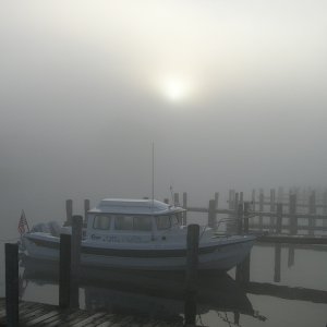 Sunrise at Best Western, Cheboygan River