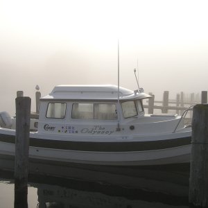 Sunrise at Best Western, Cheboygan River