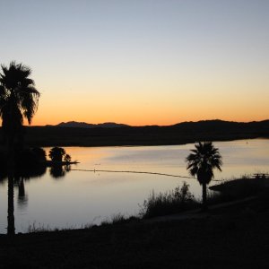 first sunset Squaw lake