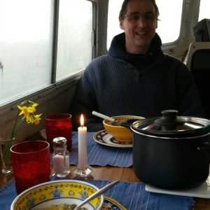 Media 'First meal aboard!' in album 'Granddaughter Marlee at the helm'