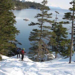 Starting up the mountain