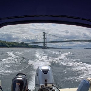 Just north of Tacoma Narrows bridges