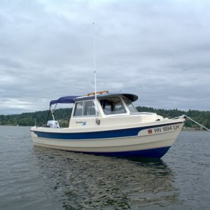 All settled in at Liberty Bay for the night, after a liesurely cruise from Olympia