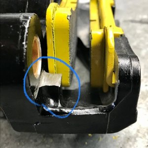 Media 'Caliper clearancing.  Very minimal amount.  1/16" probably.' in album 'Caliper clearancing.  Very minimal amount.  1/16" probably.'