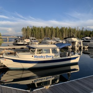This years 30 day dock site at Bridge Bay Marina, Yellowstone Lake