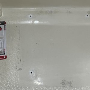 T-Nuts embedded with epoxy in head floor