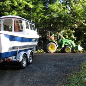 Heading for the barn