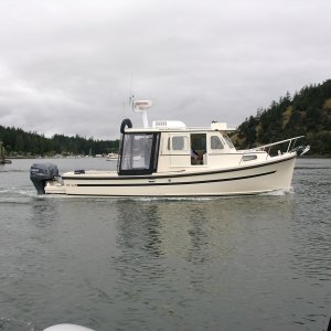 Leaving Cornet Bay