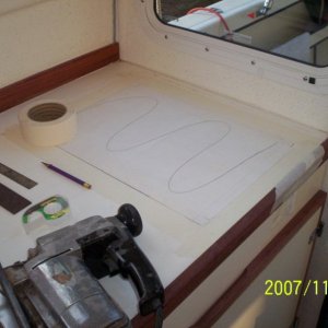 Mine came without so I had a blank counter top.