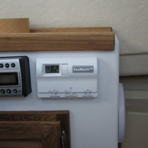 Media 'A/C controls mounted next to sound system' in album 'Getting ready for Tugger's first dip at Lake Washington'