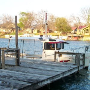 Soulmate at home on Lake LBJ