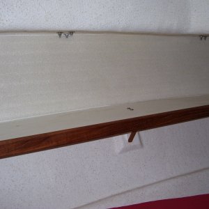 1/4 inch foam insulation (top 1/2 done, bottom next)