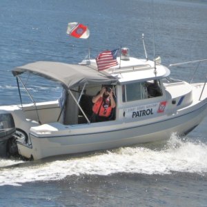 Media 'The Guardian at work near Sanibel' in album 'Out for a run on the Caloosahatchee'