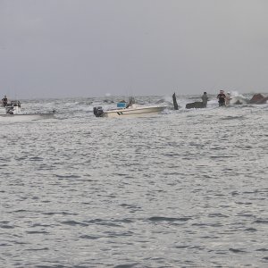 Speckled Trout running at the North Jetty!