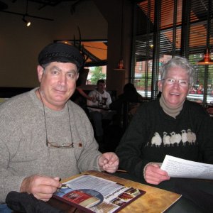 Mike and Brenda at the Brewery