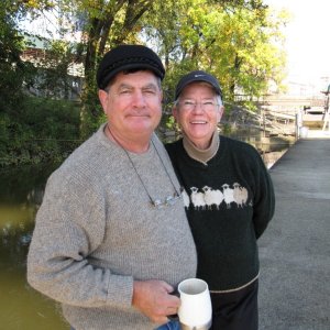 morning coffee at the dock
