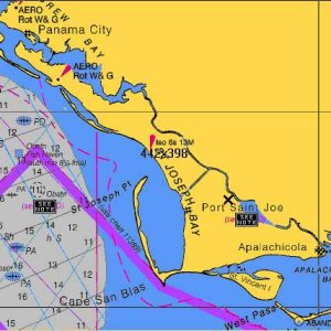 Chart of Area Cruised