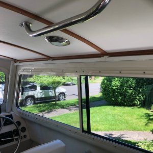 Aluminium curtain rail from Ikea