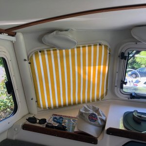 Media 'port side front curtain w/snaps' in album 'Exterior view'