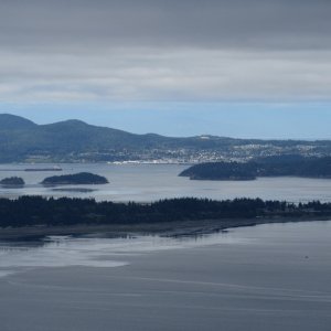 View at 1500 feet looking towards Anacortes