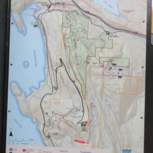 Trail map of Chuckanut Mountain area