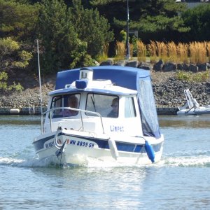 Crew of Limpet returning from a day trip Saturday