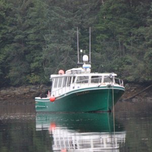 Awesome vessel at bottleneck cove