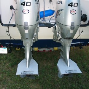 (Not For Hire) Permatrims on 40s. Cost 1 1/2 knots top end but can stay \"up\" on plane two or three knots slower than before. Worth it for me.