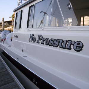 Installed lettering 2/17/10