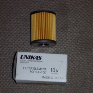 SPARE FILTER FOR FUEL FILTER WATER SEPARATOR IN PREVIOUS PICTURE  $10.OO I