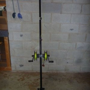 Cannon six foot dual reel planner board mast with six releases see next photo