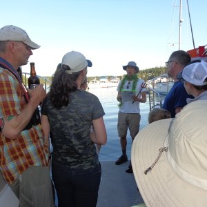 Christening the SEA DAISY