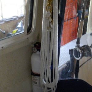34
Starboard Rope Storage
&
Fire Extinguisher
Storage Hook