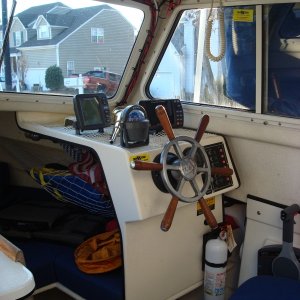 Another angle of the helm.