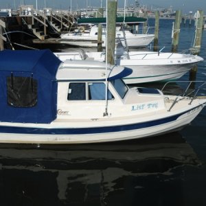 New home for Litl Tug at Little Creek MWR Marina