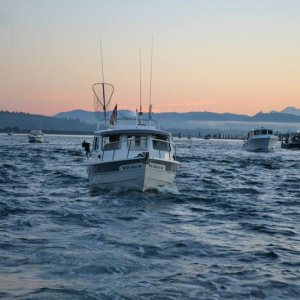 Going out salmon fishing in September