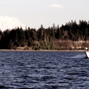 Boat and Mountain