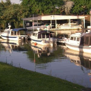 C-Dorys at the Rio Vista dock.
