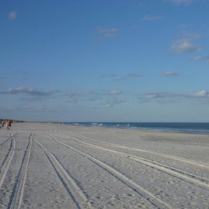 The beach St. Augustine on the way to Key Largo