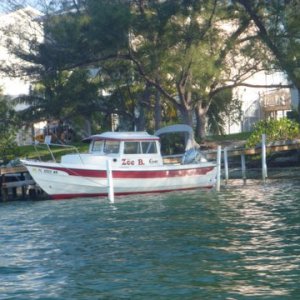 Saw this boat going up the Fleming cut into the Key West City Marina at Garrison Bight
