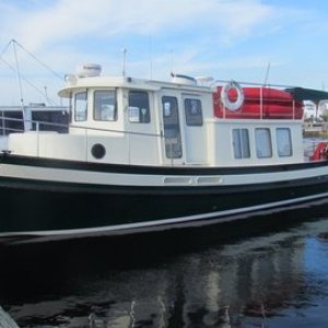 32' Nordic Tug Elle Belle City Marina at Garrison Bight.