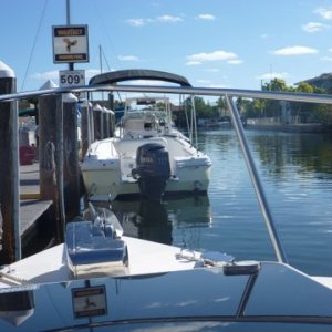 Pilot House Marina fuel dock our current position for a week