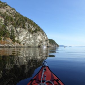 First kayak trip of the day