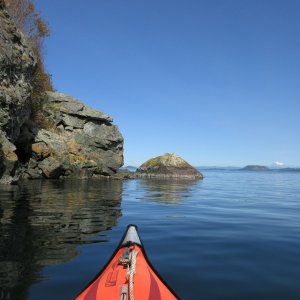 A flat calm Rosario Strait