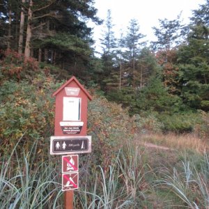 Park sign at Watmough Bay